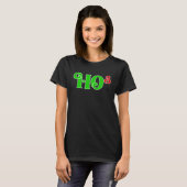 Ho 3 Cubed Christmas Ho Ho Ho Math Teacher   Ho3 T-shirt (Voorkant volledig)