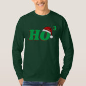 Ho 3 (Cubed) Grappig kerstShirt T-shirt (Voorkant)
