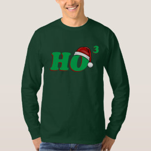 Ho 3 (Cubed) Grappig kerstShirt T-shirt