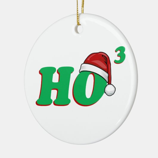 Ho 3-kerstHumor Keramisch Ornament (Links)