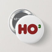 Ho 3 Nerdy grappige kerst Ronde Button 5,7 Cm (Voorkant /achterkant)