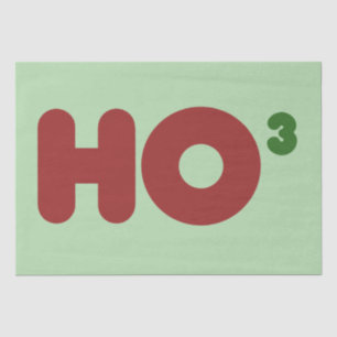 Ho 3 Nerdy grappige kerst Tissuepapier