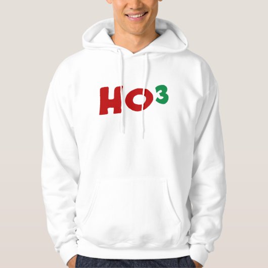 Ho 3 Speelse Kerstmis Hoodie (Voorkant)