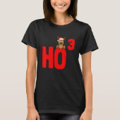 Ho 3 Wiskunde Leraar Funny Idea heeft kerstkerstke T-shirt (Voorkant)