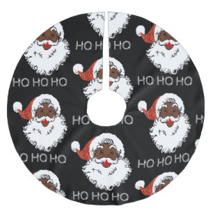 ho black santa kerstboom rok