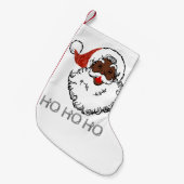 ho black santa kleine kerstsok (Voorkant (Hangend))