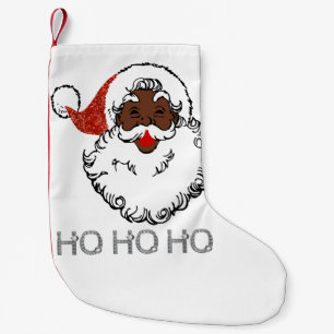 ho black santa kleine kerstsok