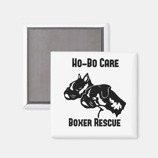 Ho-Bo-zorgboxerredding Magneet (Voorkant / Achterkant)