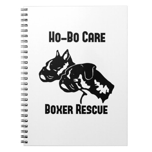 Ho-Bo-zorgboxerredding Notitieboek (Voorkant)