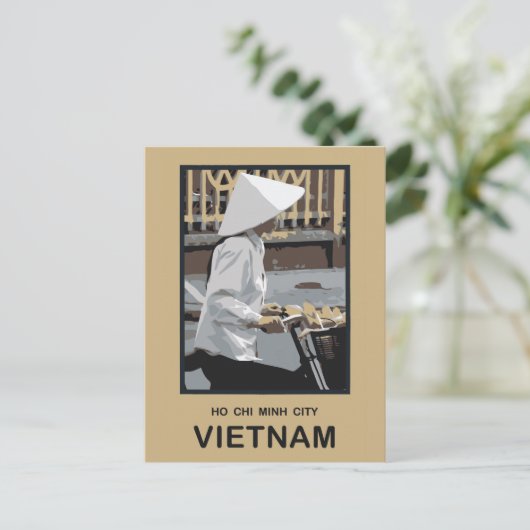 Ho Chi Minh City Vietnam Briefkaart (Staand voorkant)