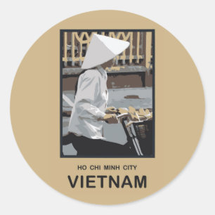 Ho Chi Minh City Vietnam Ronde Sticker