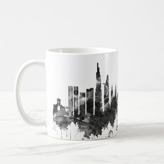 Ho Chi Minh City Vietnam Skyline BW Koffiemok (Links)