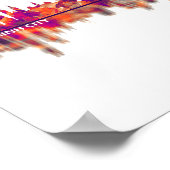 Ho Chi Minh City Vietnam Skyline Poster (Hoek)