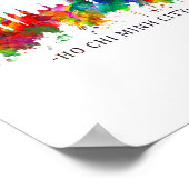 Ho Chi Minh City Vietnam Skyline Poster (Hoek)