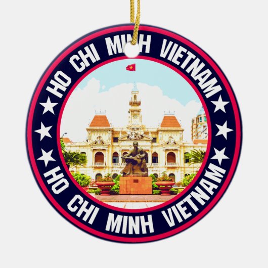 Ho Chi Minh Keramisch Ornament (Voorkant)