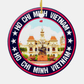 Ho Chi Minh Keramisch Ornament (Achterkant)