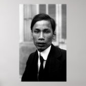 Ho Chi Minh Nguyen Ai Quoc Portrait 1921 Poster (Voorkant)