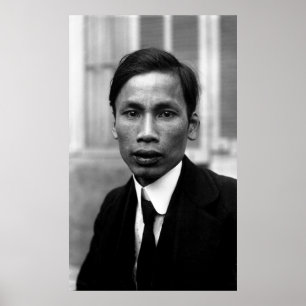 Ho Chi Minh Nguyen Ai Quoc Portrait 1921 Poster