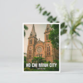Ho Chi Minh Stad Notre Dame Kathedraal Saigon Briefkaart (Staand voorkant)