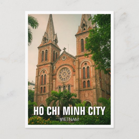 Ho Chi Minh Stad Notre Dame Kathedraal Saigon Briefkaart (Voorkant)