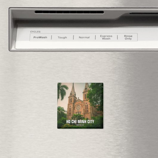 Ho Chi Minh Stad Notre Dame Kathedraal Saigon Magneet (Insitu (Vaatwasser))