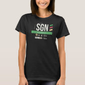  Ho Chi Minh Stad SGN luchthavencode Retro TR T-shirt (Voorkant)