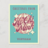 Ho Chi Minh Stad Vietnam vakantie Retro Postauto Briefkaart (Voorkant)