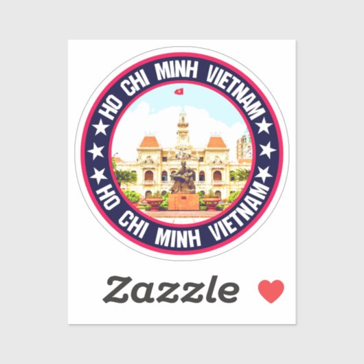 Ho Chi Minh Sticker (Vel)