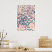 Ho Chi Minh - Vietnam Breezy City Map Poster (Keuken)