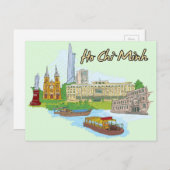 Ho Chi Minh Vietnam Briefkaart (Voorkant / Achterkant)
