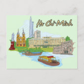 Ho Chi Minh Vietnam Briefkaart (Voorkant)
