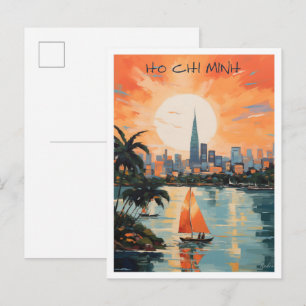 Ho Chi Minh Vietnam Kunst Reizen  Briefkaart