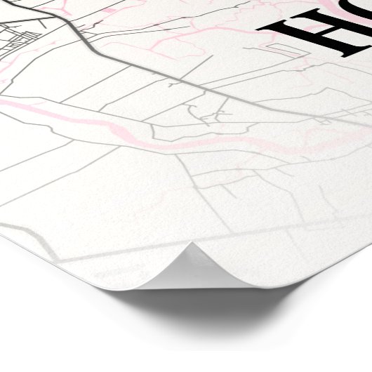 Ho Chi Minh - Vietnam Neapolitan City Map Poster (Hoek)