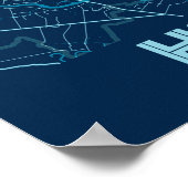 Ho Chi Minh - Vietnam - vredeskaart Poster (Hoek)