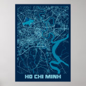 Ho Chi Minh - Vietnam - vredeskaart Poster (Voorkant)