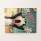 HO! Cookie Cat – Grappige Cartoon Puzzel (Horizontaal)