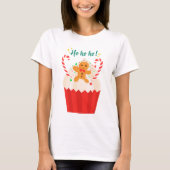 Ho Cookie ontwerp T-shirt in Wit (Voorkant)