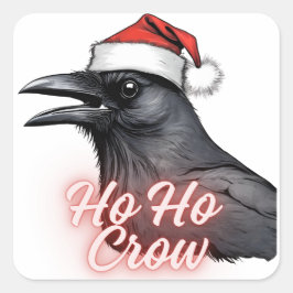 Ho Crow Christmas Crow Stickers