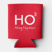 Ho Cubed Grappige Kerstmis Blikjeskoeler (Voorkant)