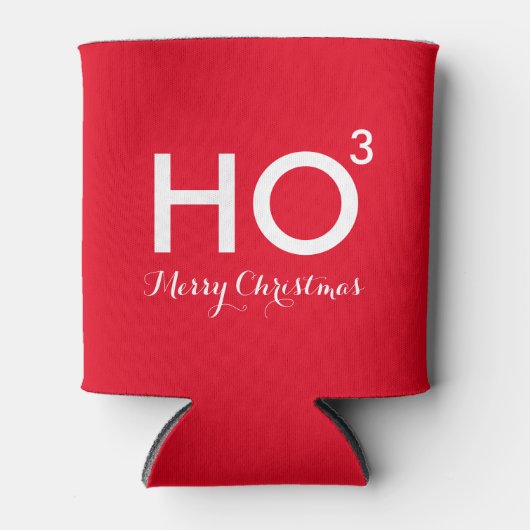 Ho Cubed Grappige Kerstmis Blikjeskoeler (Voorkant)