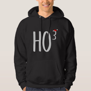 Ho Cubed, Ho Ho Ho Wiskunde Teacher Christmas Hoodie