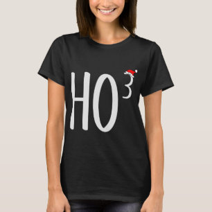 Ho Cubed Ho Ho Ho Wiskunde Teacher Christmas T-shirt