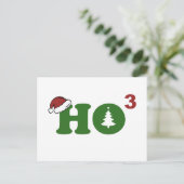 Ho Cubed Merry Kerstmis Feestdagenkaart (Staand voorkant)