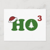 Ho Cubed Merry Kerstmis Feestdagenkaart (Voorkant)