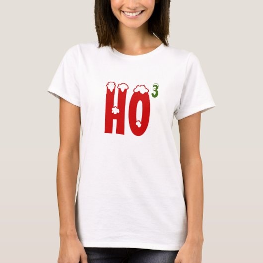 Ho cubed voor vrouwen t-shirt (Voorkant)