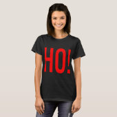 Ho Grappige Bijpassende Pyjama Kerstmis Top Rood v (Voorkant volledig)