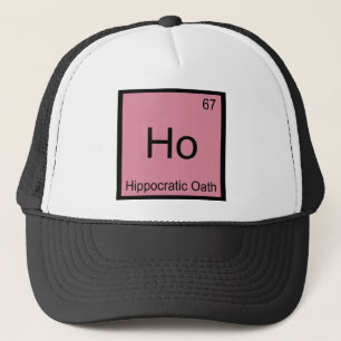 Ho - Hippocratische Eed Chemie Element Symbool T-s Trucker Pet