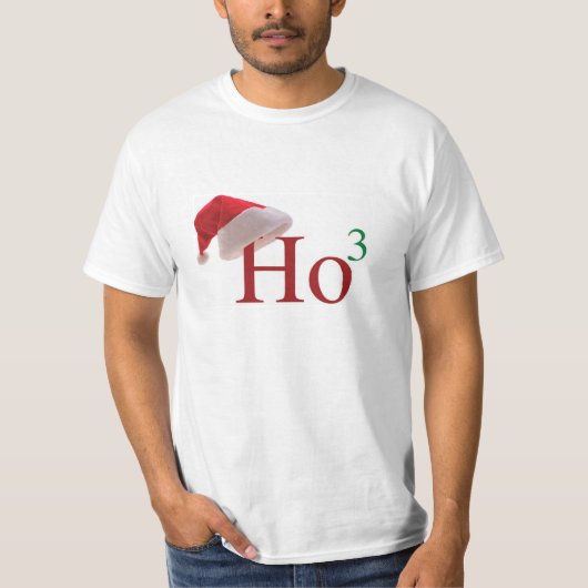 Ho Ho 3 kerst naar 3e krachtige Mannen T-shirt (Voorkant)