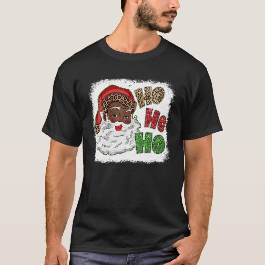 Ho Ho Afrikaanse Kerstmis T-shirt (Voorkant)