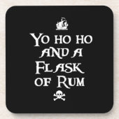 Ho ho and a Flask of Rum, Pirates Bier Onderzetter (Voorkant)